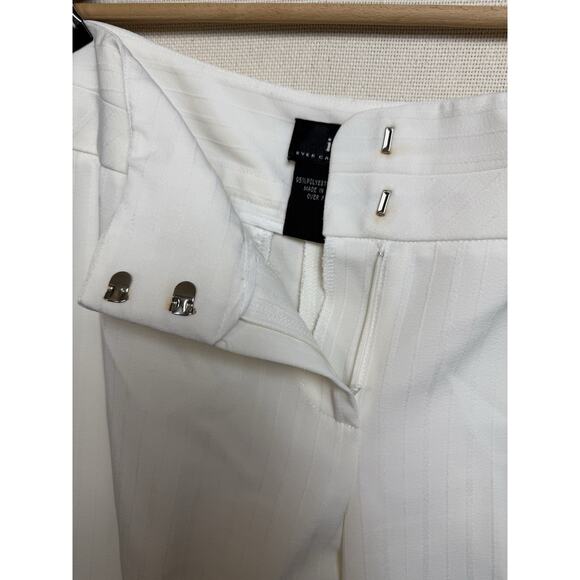 IZ Byer California Women's Ivory Pants Sz 9 Wide Leg Flat Front Career Office - Picture 3 of 16